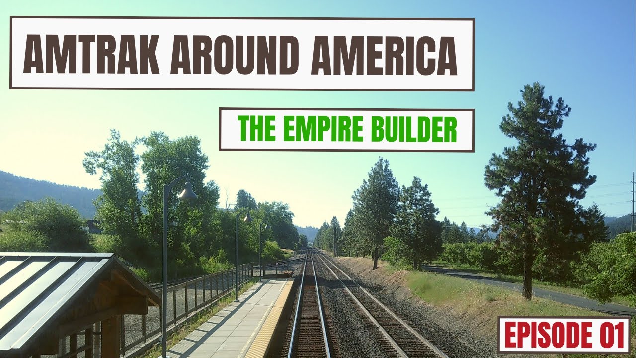 Amtrak Around America: Empire Builder  | Chicago to Seattle by Train | Coach Class!