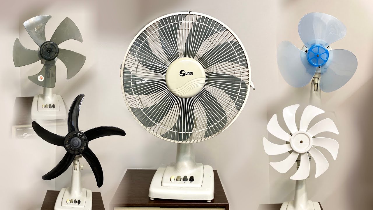 1996 Super 12” Desk Fan | Blade Comparison Test: Part 1