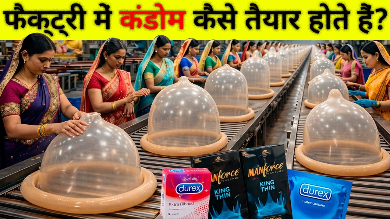 जानिए फैक्ट्री में Condom बनता है ? | Factory Mein Condom Kaise Banta Hai