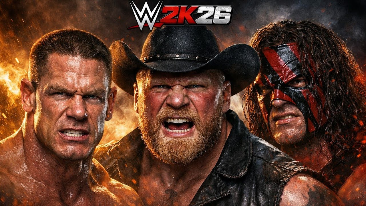 BROCK LESNAR vs JOHN CENA vs KANE — MONSTER TRIPLE THREAT WAR!