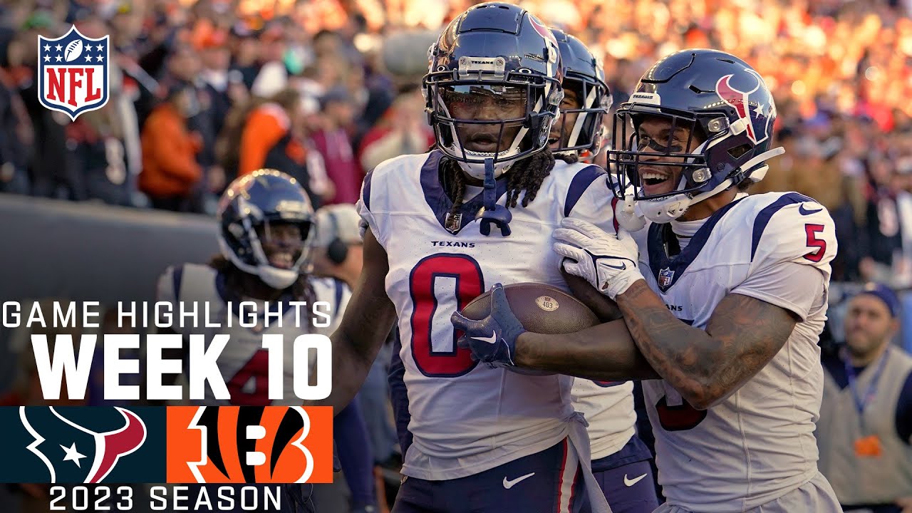Houston Texans vs. Cincinnati Bengals Game Highlights | NFL 2023 Week 10