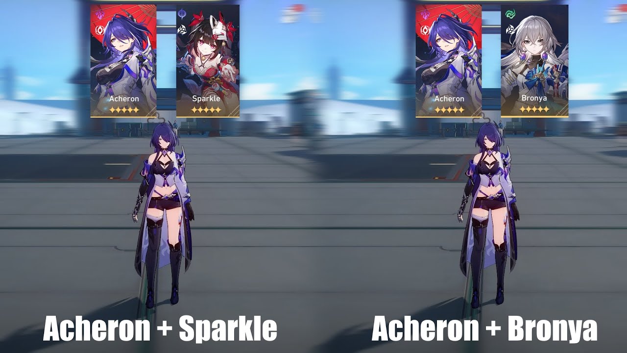 How Much Does 2 Nihility And Bronya Vs 2 Nihility And Sparkle Buff Acheron? || Honkai Star Rail