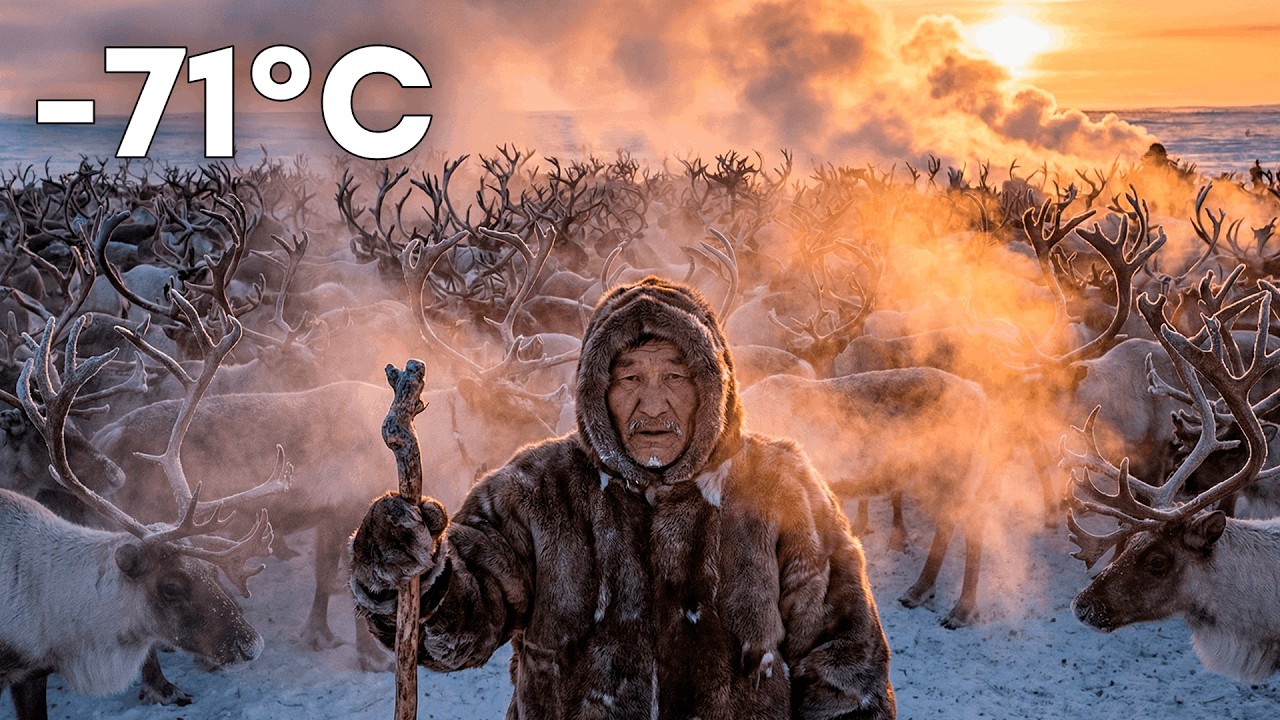 10,000 Reindeer Herd: Nomads Surviving -71°C Yakutia Since the Ice Age