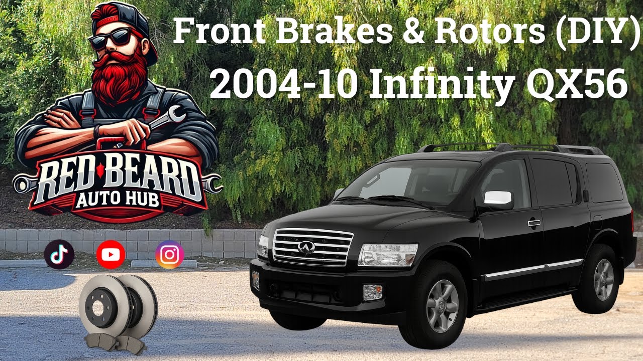Замена переднего тормоза и ротора Infiniti QX56 своими руками (2004–2010)