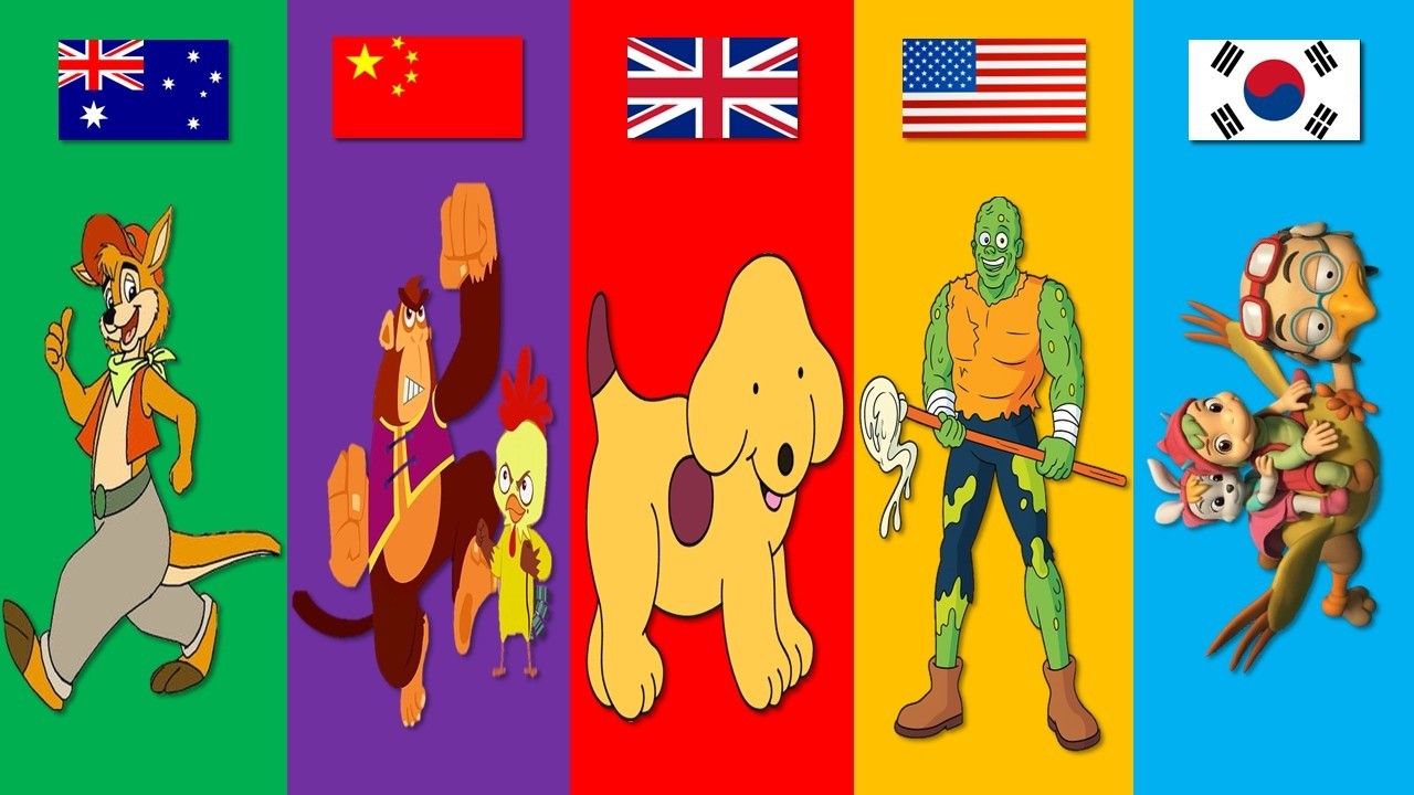 Cartoons From Different Countries | Pt.128