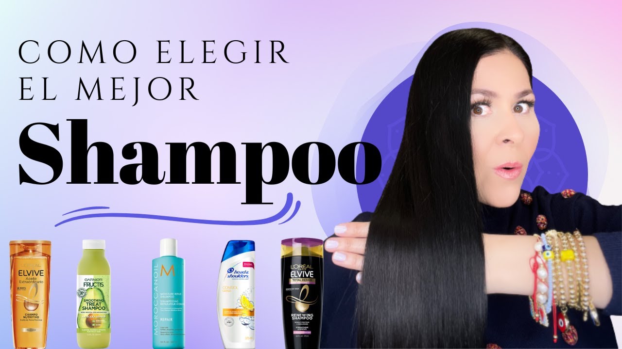 MEJOR SHAMPOO para el PELO | Cómo elegir el mejor shampoo