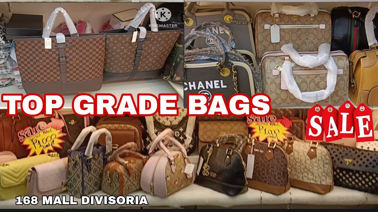 BILIHAN NG MGA TOP GRADE  QUALITY BAGS ON SALE  168 MALL  DIVISORIA #sale #binondo