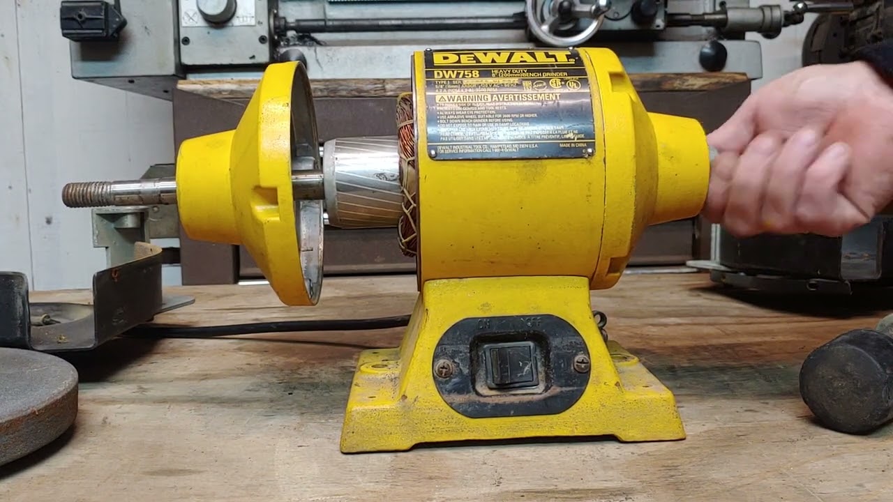 Bench grinder DeWALT DW758 Bearing replacement