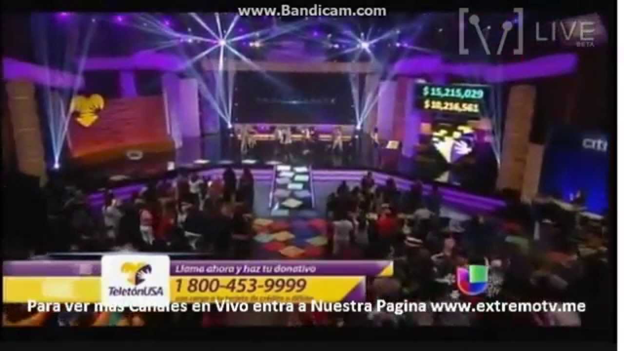Lucero bailando en la Teleton USA 2013