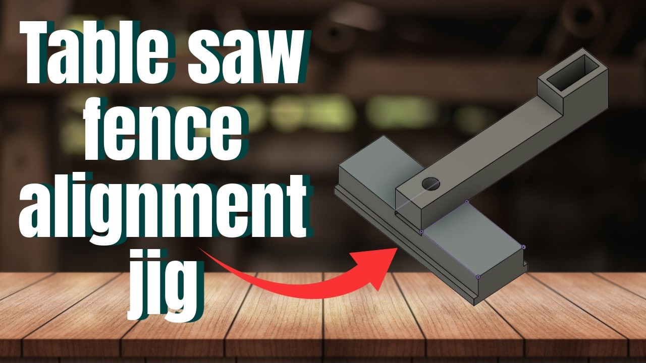 EASY table saw rip fence adjustment
