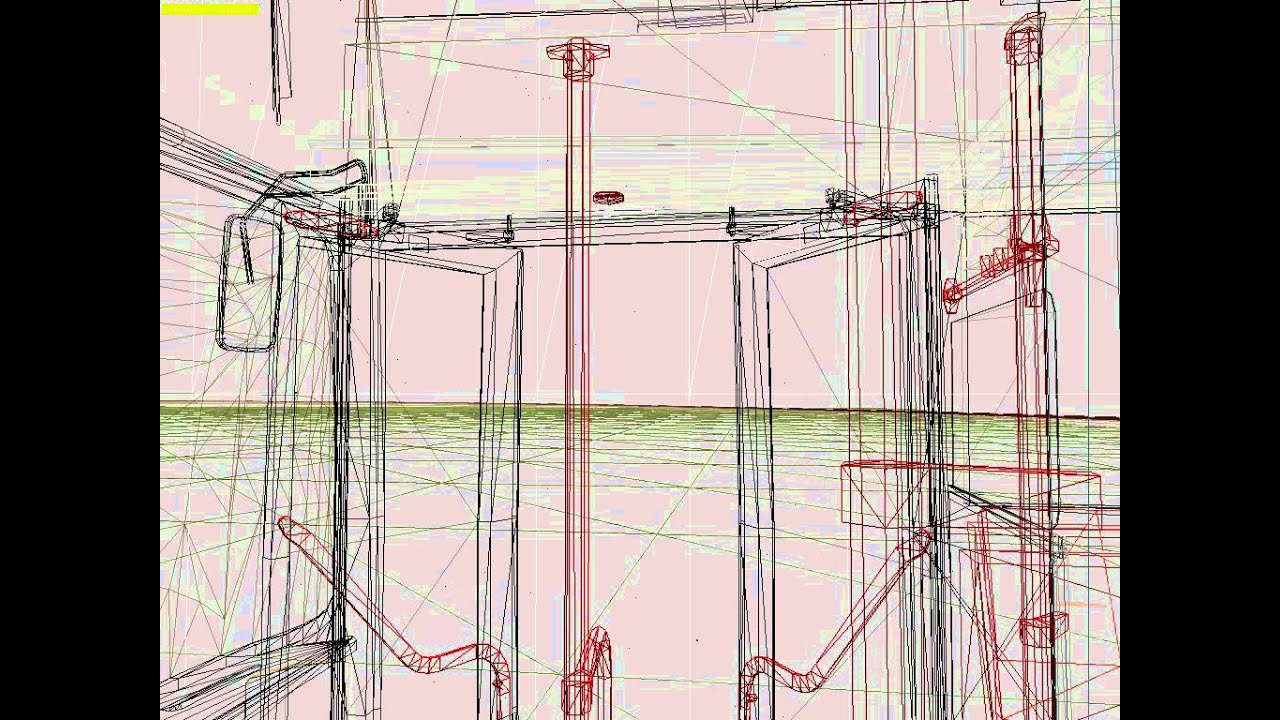 Omsi Der Omnibussimulator wireframe test