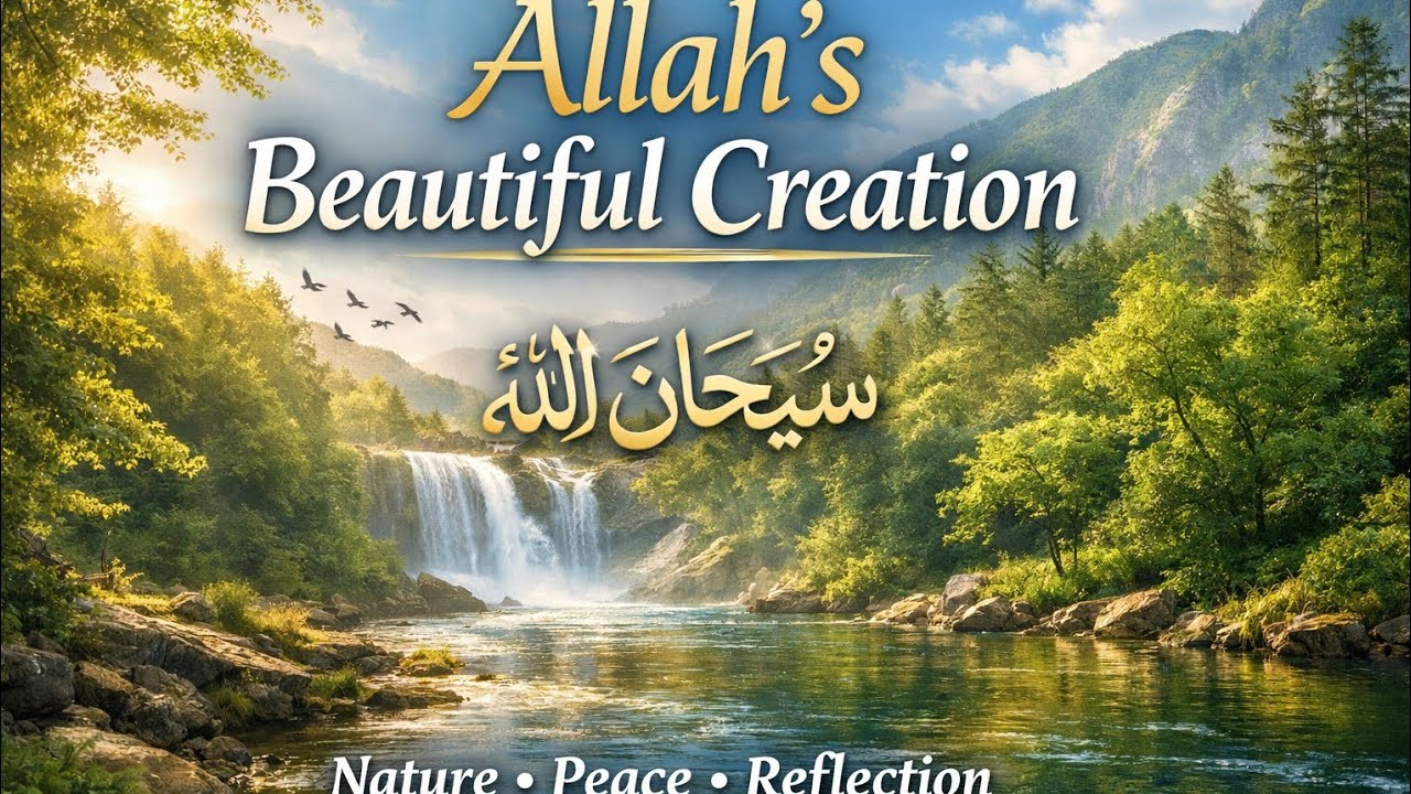 Allah’s Beautiful Creation | Relaxing Nature Video for Peace & Reflection #islamicvideo  #nature 