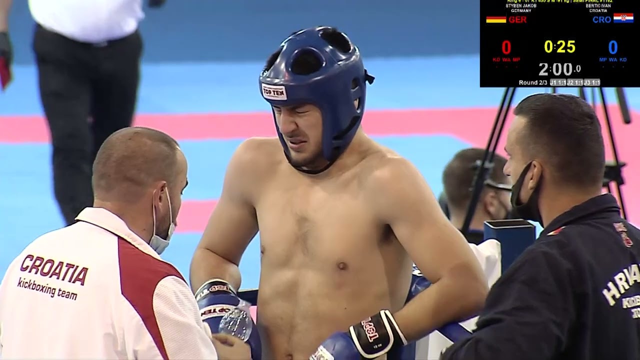 Jakob Styben v Ivan Bertic   91 kg K1 WAKO World Championships 2021