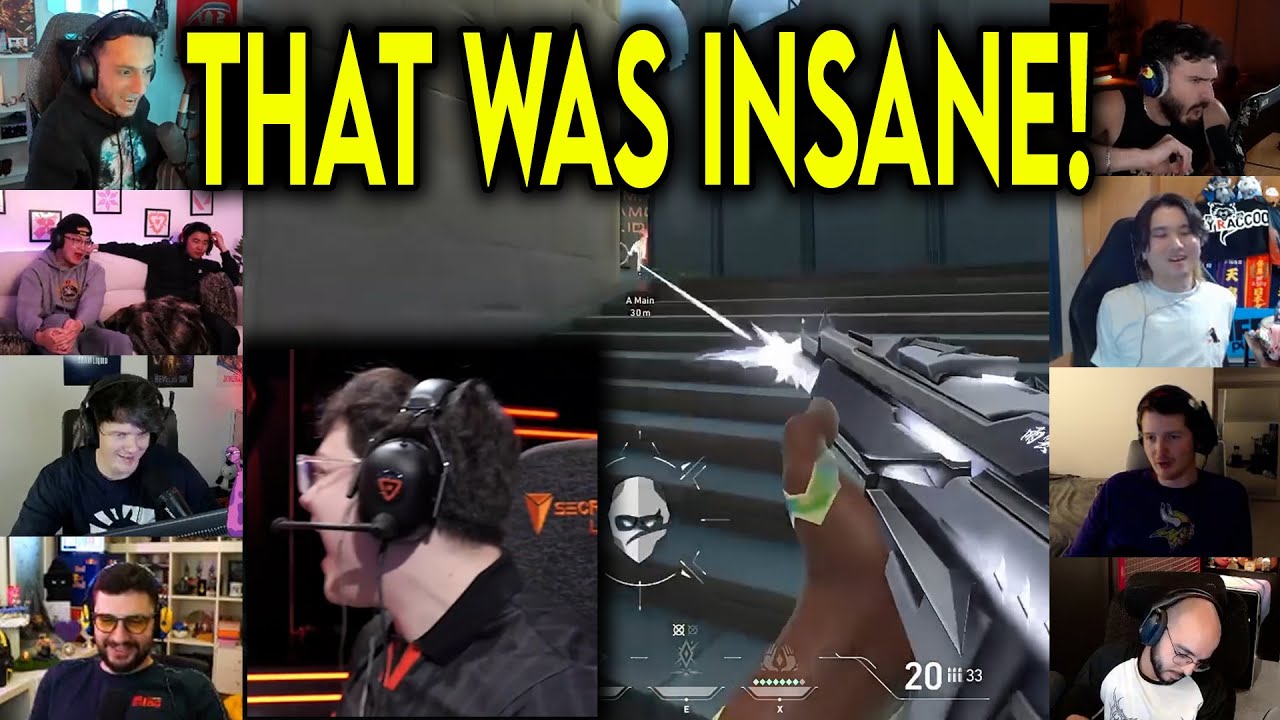 Valorant Streamers Reacts To 100T Timotino Insane ACE Against Leviatan In VCT