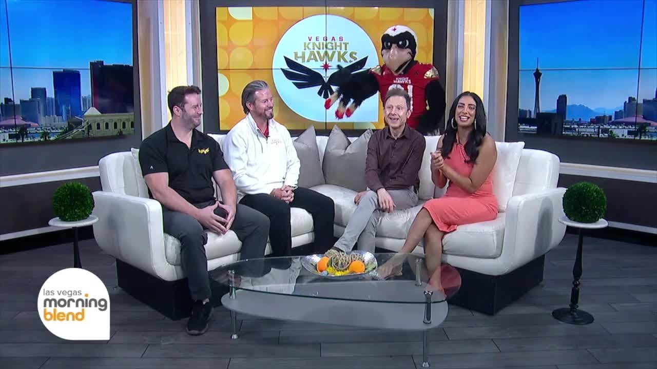 The Knight Hawks visit The Morning Blend ahead of their exciting win