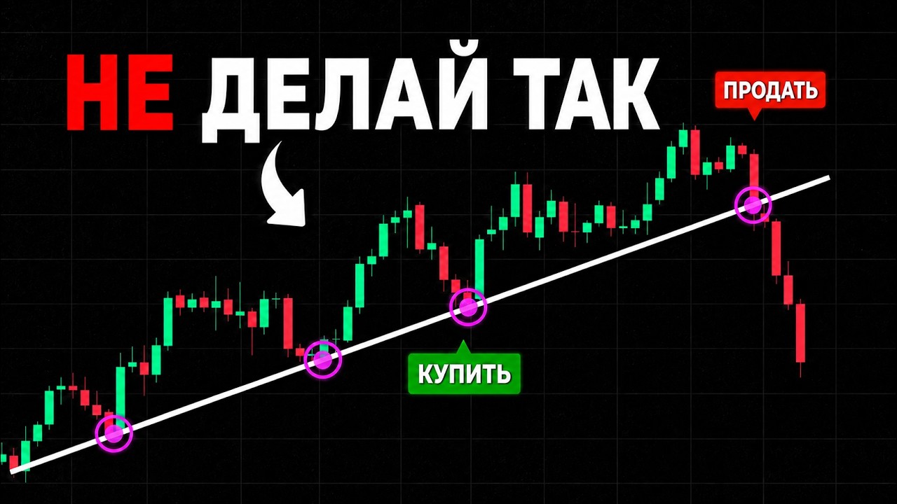 Трейдинг: вы НЕПРАВИЛЬНО рисуете трендовые линии