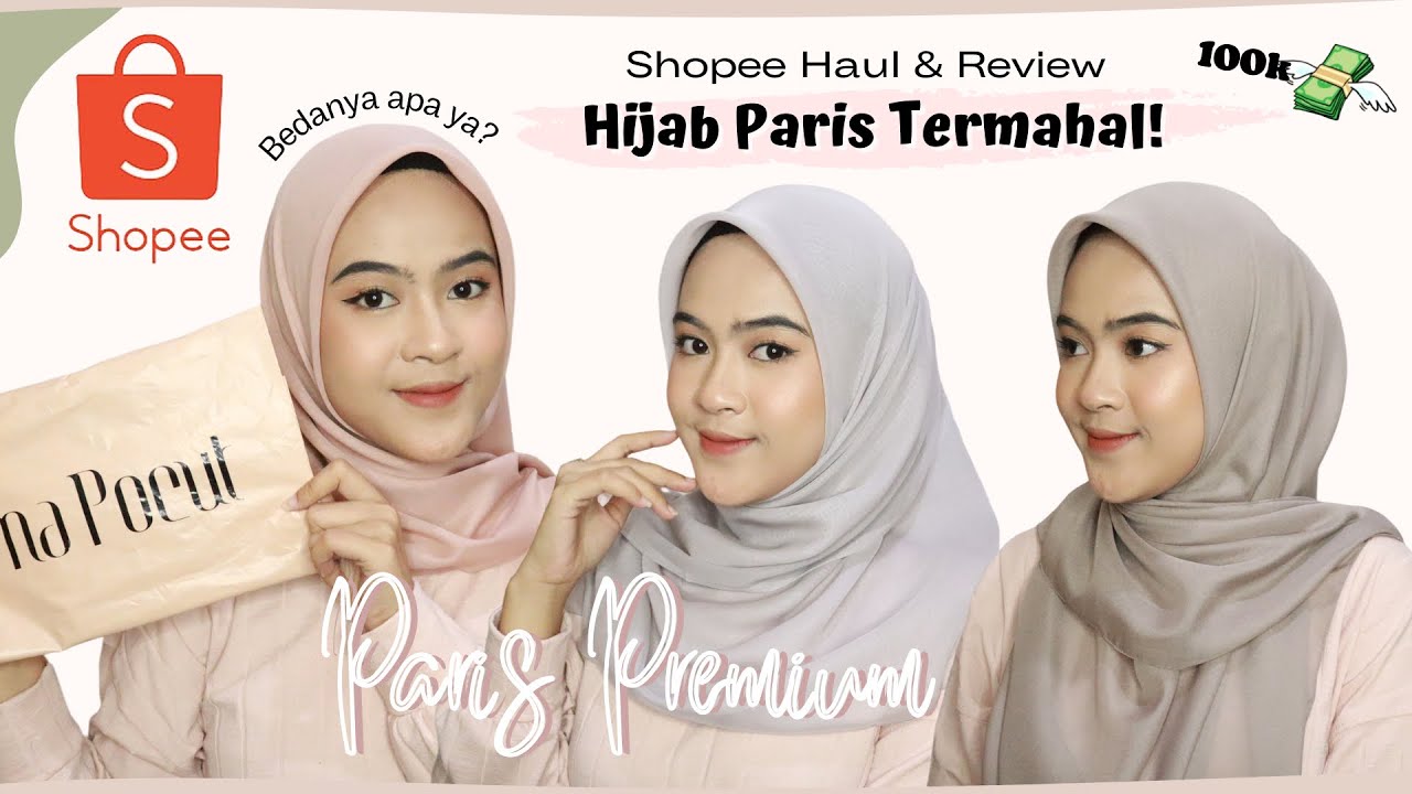 SHOPEE HAUL PARIS PREMIUM TERBAIK VERSI MAHAL | Napocut | Review