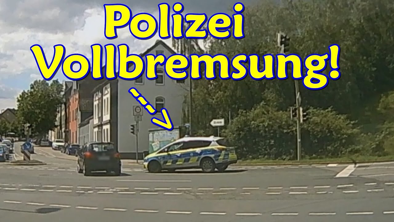 Vom heftiger Polizei-Vollbremsung, gestörtem Überholen und Close-Calls | DDG Dashcam Germany | #268