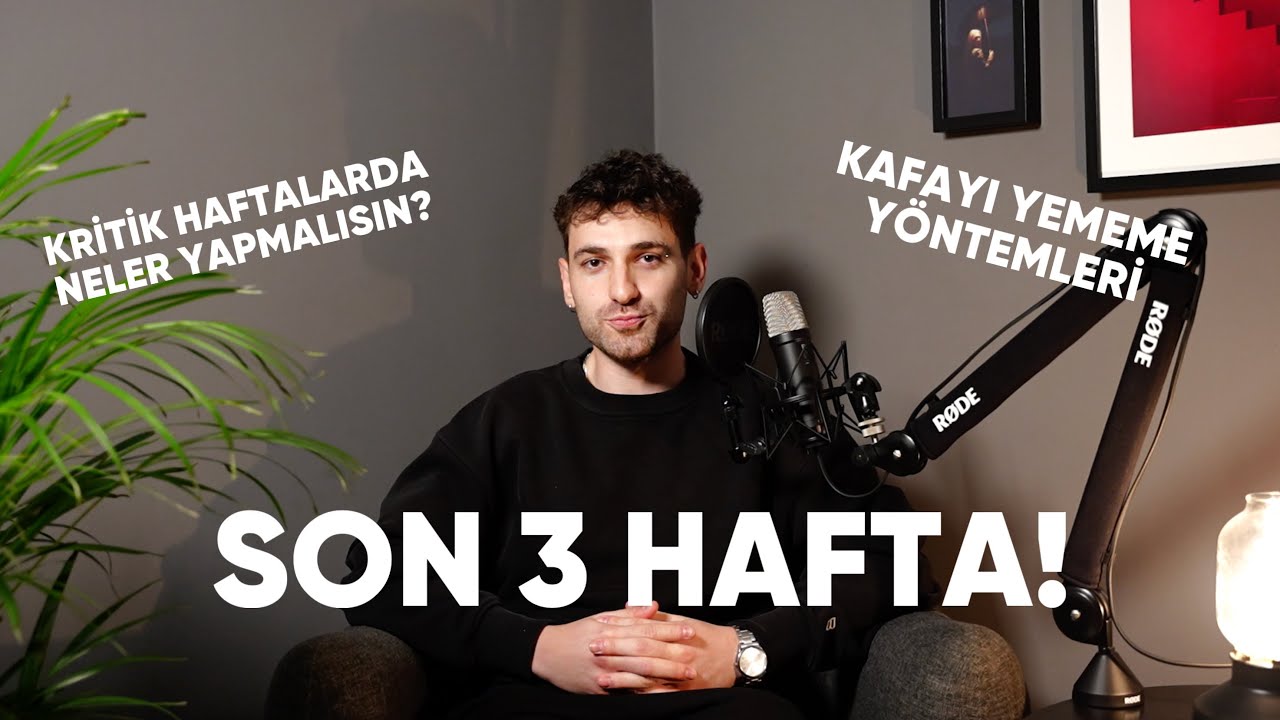 3 HAFTA KALA BEN NELER YAPMIŞTIM? | DÖNEMİN SON ÇEKİLİŞİ!