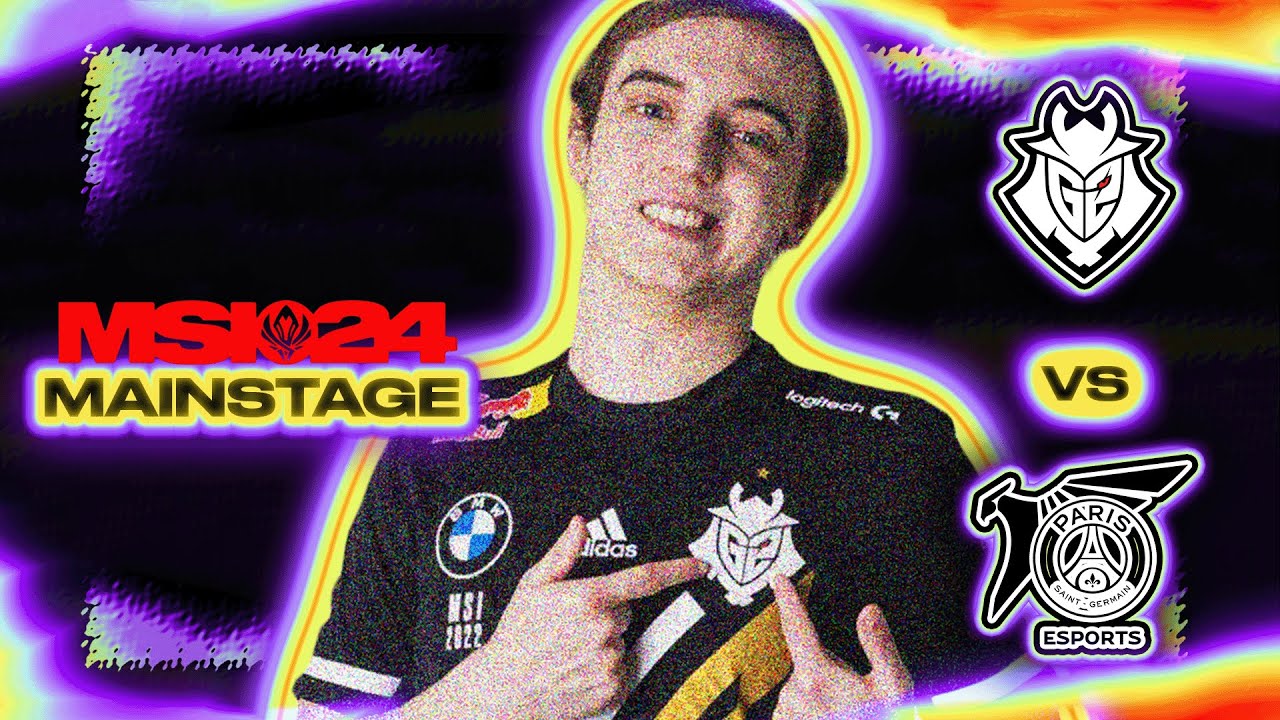 Es hagelt SCHELLEN | GAME 2 - G2 vs PSG | MSI 2024 MAIN STAGE
