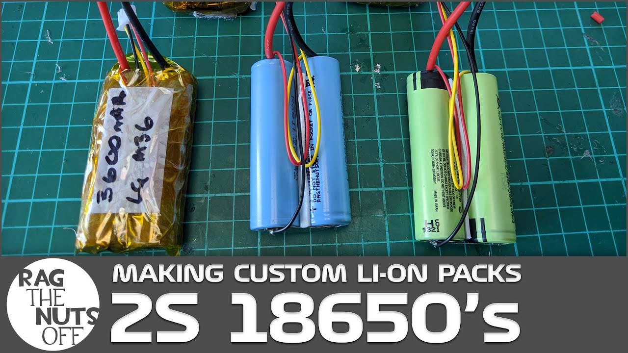 Making 2S 18650 Li-on Battery Packs for RC FPV Models