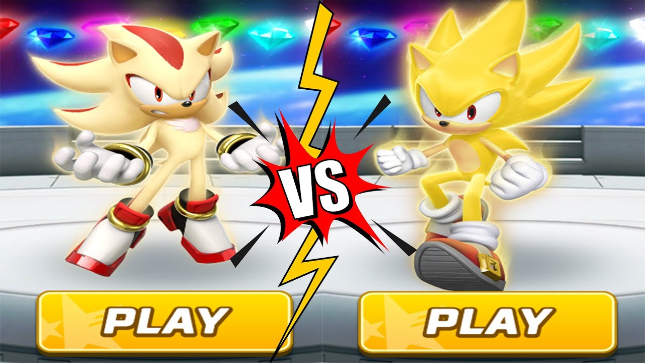 Sonic Forces Speed Battle - Emerald Power (Super Shadow vs Super Sonic) Gameplay