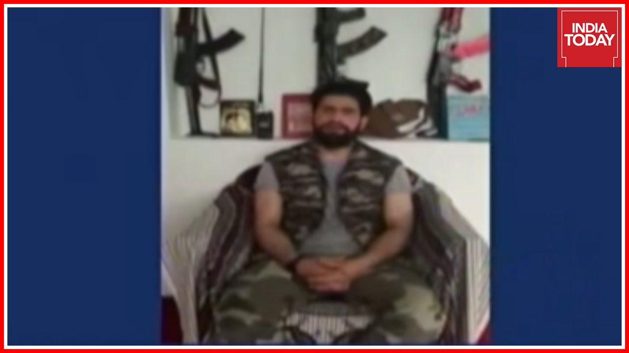 Hizbul Commander Release Video Message Thanking People Of Kashmir