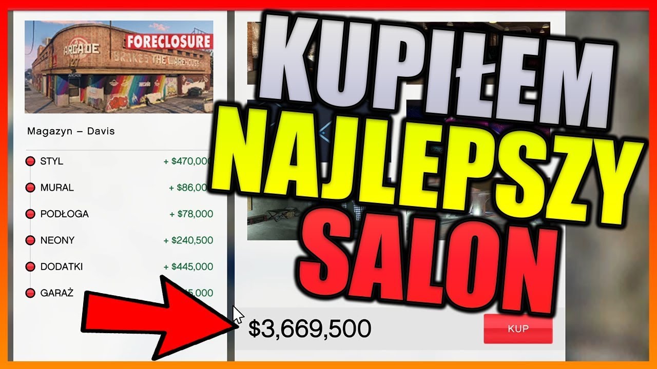 KUPIŁEM NAJDROŻSZY SALON GIER - GTA ONLINE