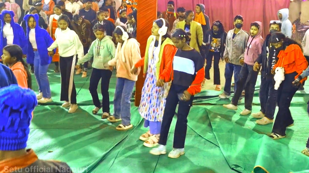 A sona a sona nagpuri song/ New chain dance video kolhenjhariya / khatra mahol chain dance video 