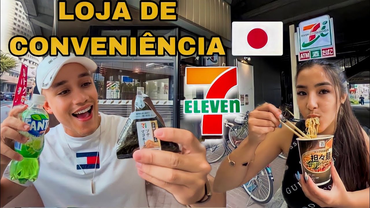 COMENDO TODAS AS REFEIÇÕES NO KOMBINI DO JAPÃO