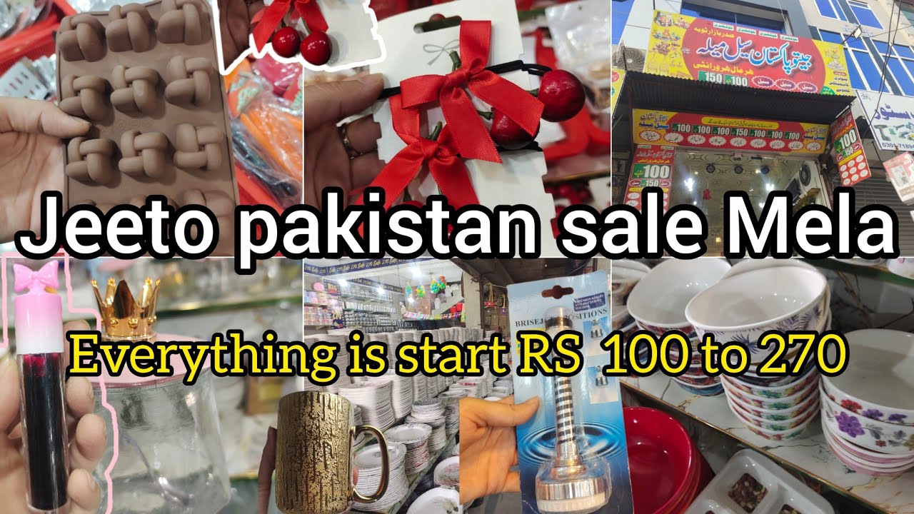 Unbelievable| Everyday Life  Essentials start in just RS 100 to  RS 270 |Jeeto pakistan sale Mela
