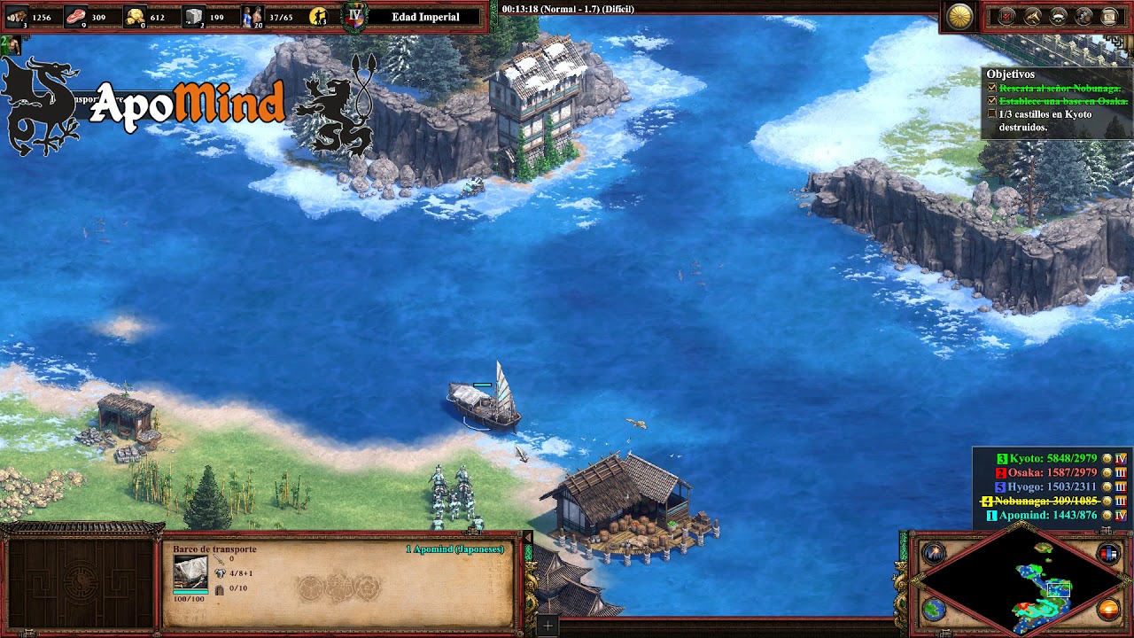 Kyoto [DIFÍCIL] Batallas históricas - Age of Empires II: Definitive Edition [AoE2DE]