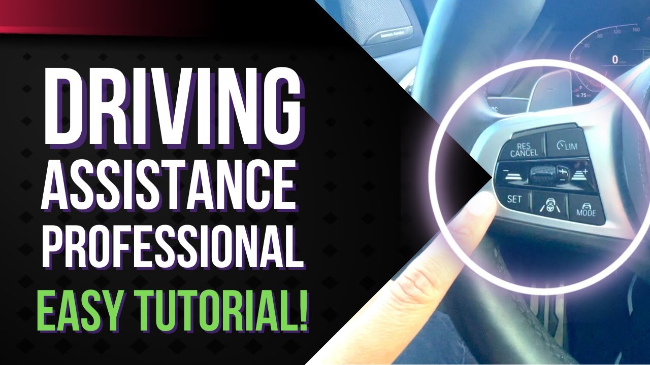 How to Use BMW'S Driving Assistance Professional! EASY LIVE TUTORIAL!!