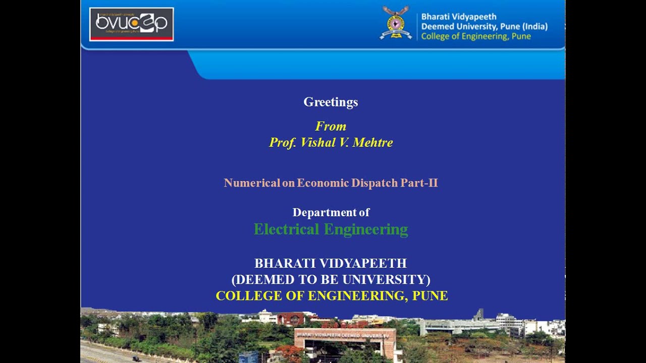 Numericals on Economic Dispatch Part II