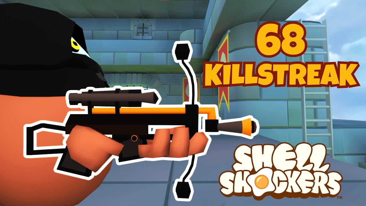 68 Killstreak with Free Ranger! | Shell Shockers