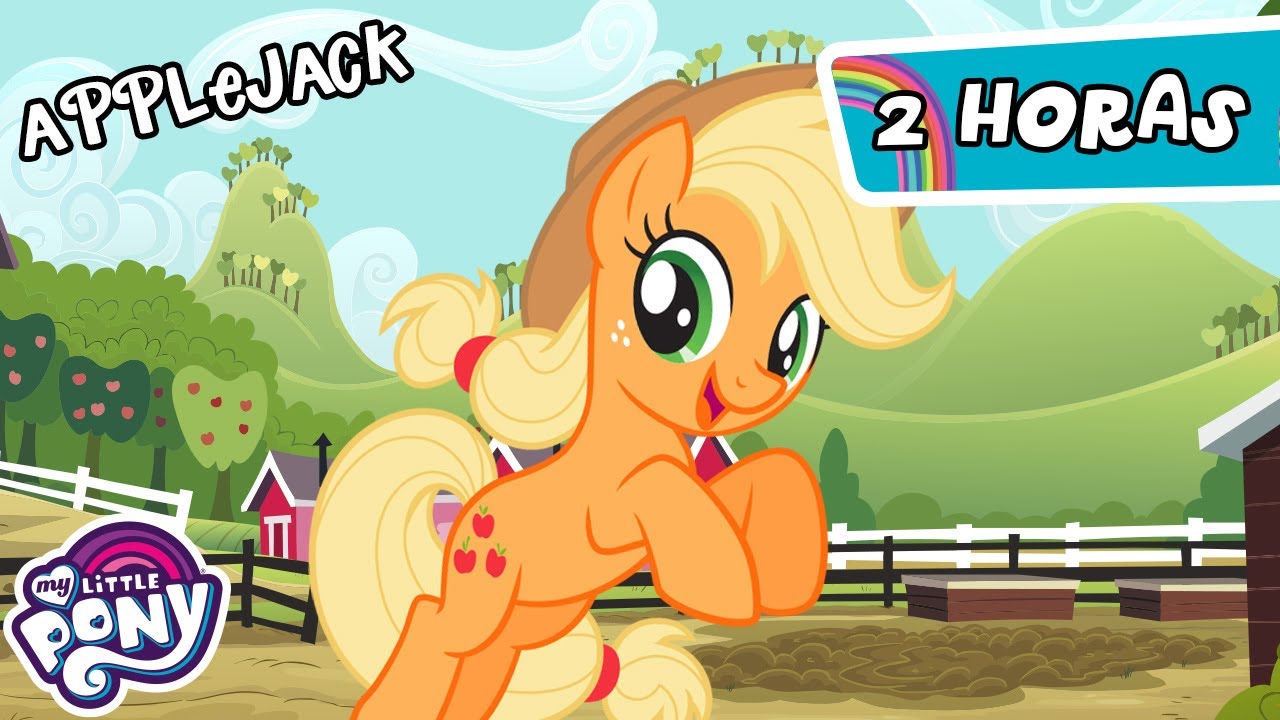 My Little Pony en español 🦄 Episodios Espeluznantes | Los MEJORES episodios de Applejack | 2 horas