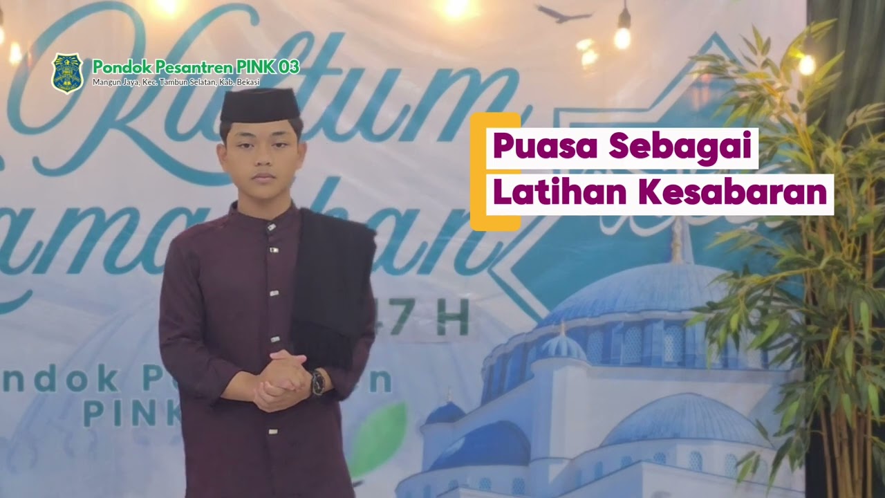 KULTUM RAMADHAN 1447 H | PUASA SEBAGAI LATIHAN KESABARAN_FARREL ABQARY UTOMO