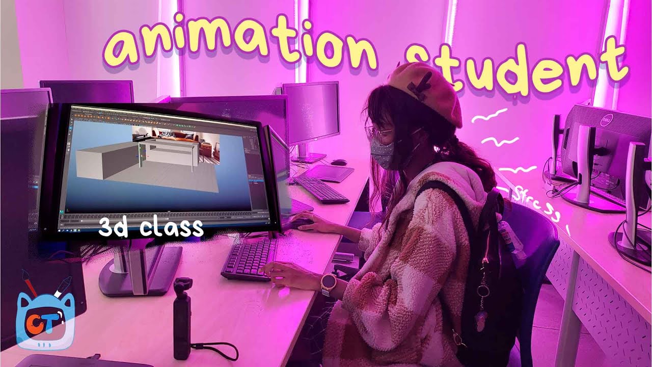 Learning 3D modeling for the FIRST time 🎨 Student Vlog