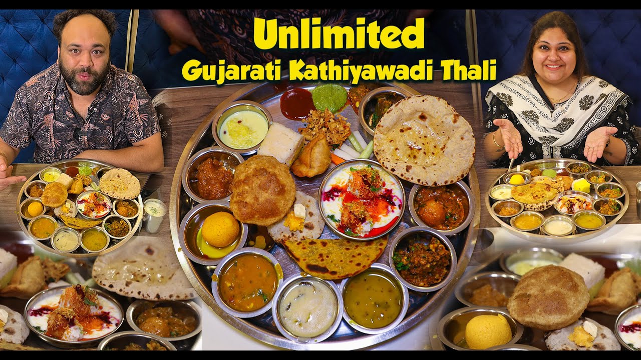 Unlimited Gujarati Kathiyawadi Thali | Gujarati Food In Bangalore | The Rajputana