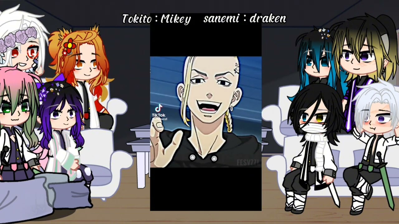 (alguns) hashiras reagindo a tomioka as Emma sano|| gacha nebula|| olhe a descrição my au.