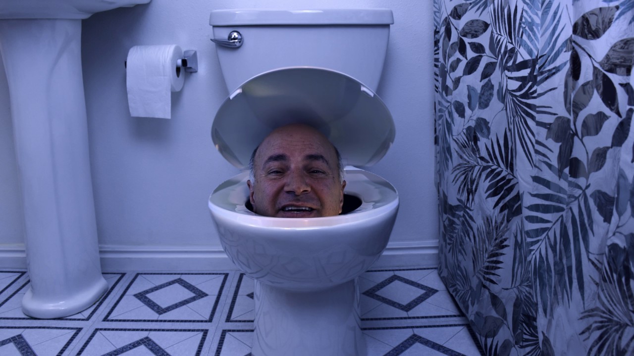 Never Leave the Toilet Seat Up! (Kevin O'leary's Head in the Toilet) IllumiBowl