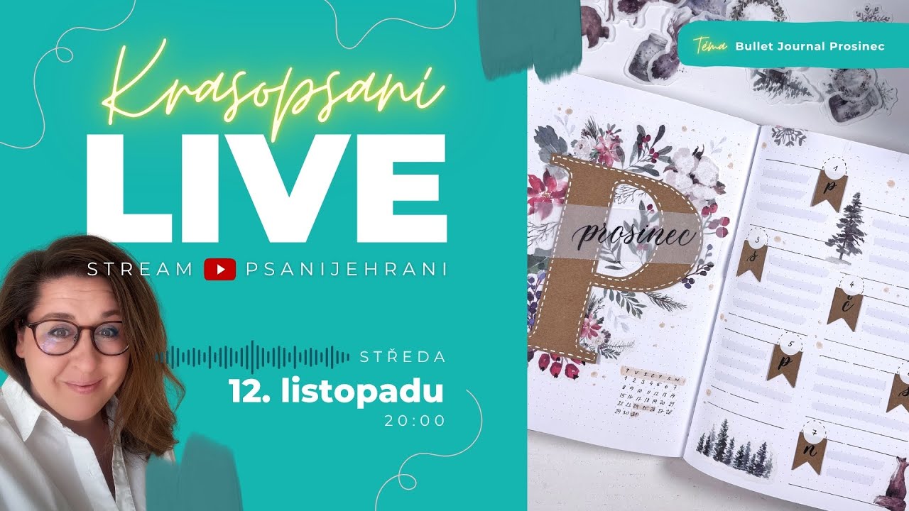 Bullet Journal na prosinec - Live Stream