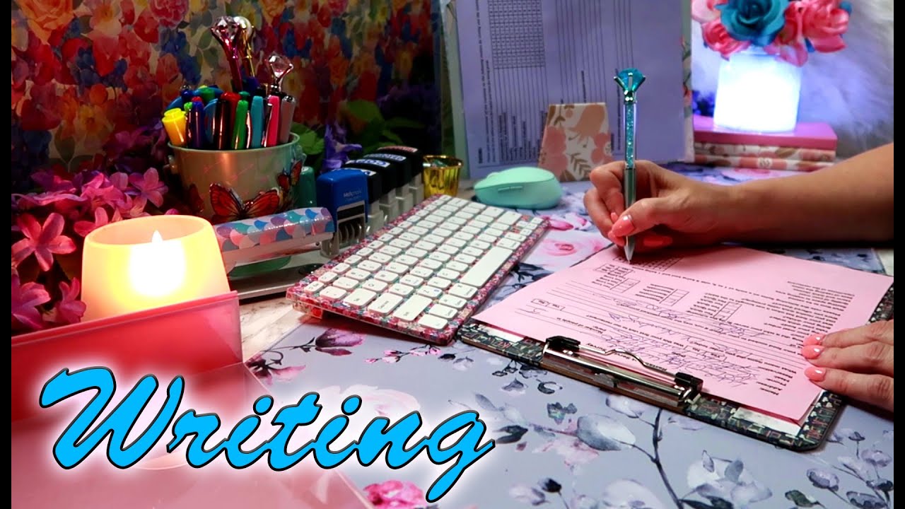 ASMR: Office Paper Work | Writing, Stamping, Highlighting, Paper Sounds, No Talking