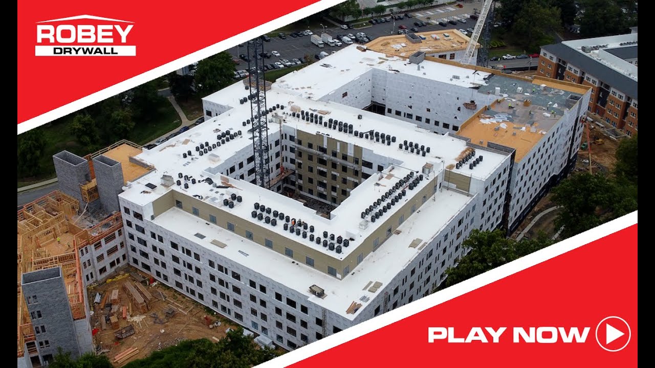 Fly Over Fairfax: A Drone's-Eye View of One University Development Mid-Construction!