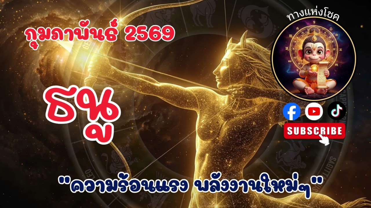 ราศีธนู เดือนกุมภาพันธ์ 2569