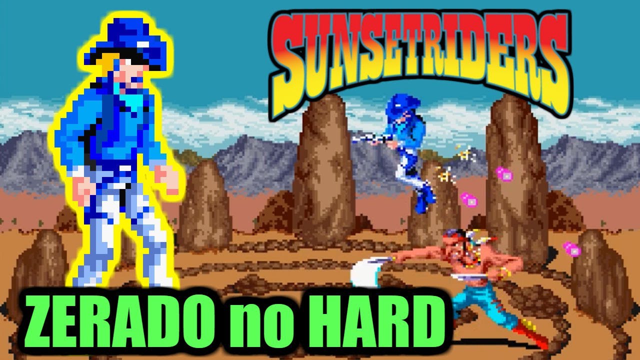 Sunset Riders - ZERADO no HARD - Os Cowboys do Super Nintendo