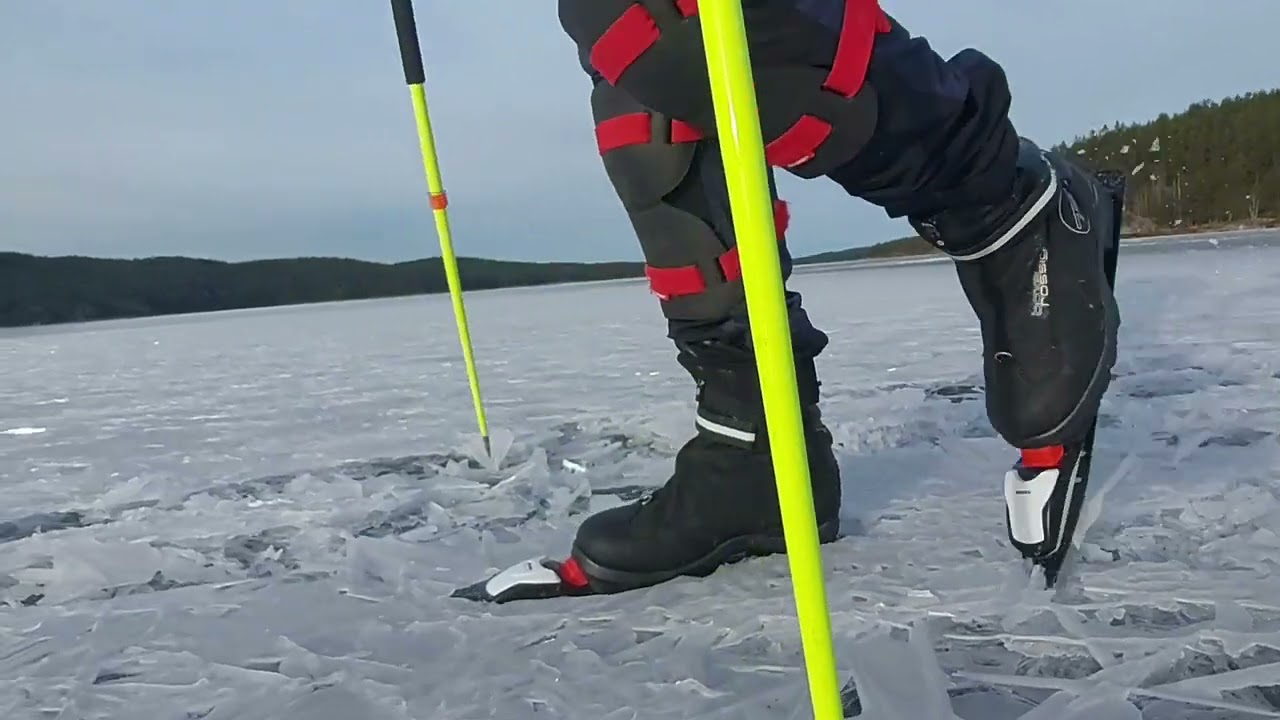 Skridskotur i Norge. Store Erte. Ice-Skating in Norway. 2022-01-31
