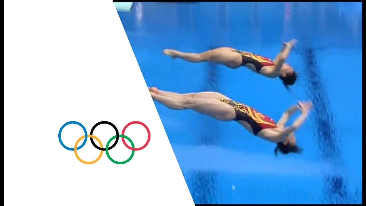 Wu & He Win Syncronised 3m Springboard Diving Gold - London 2012 Olympics