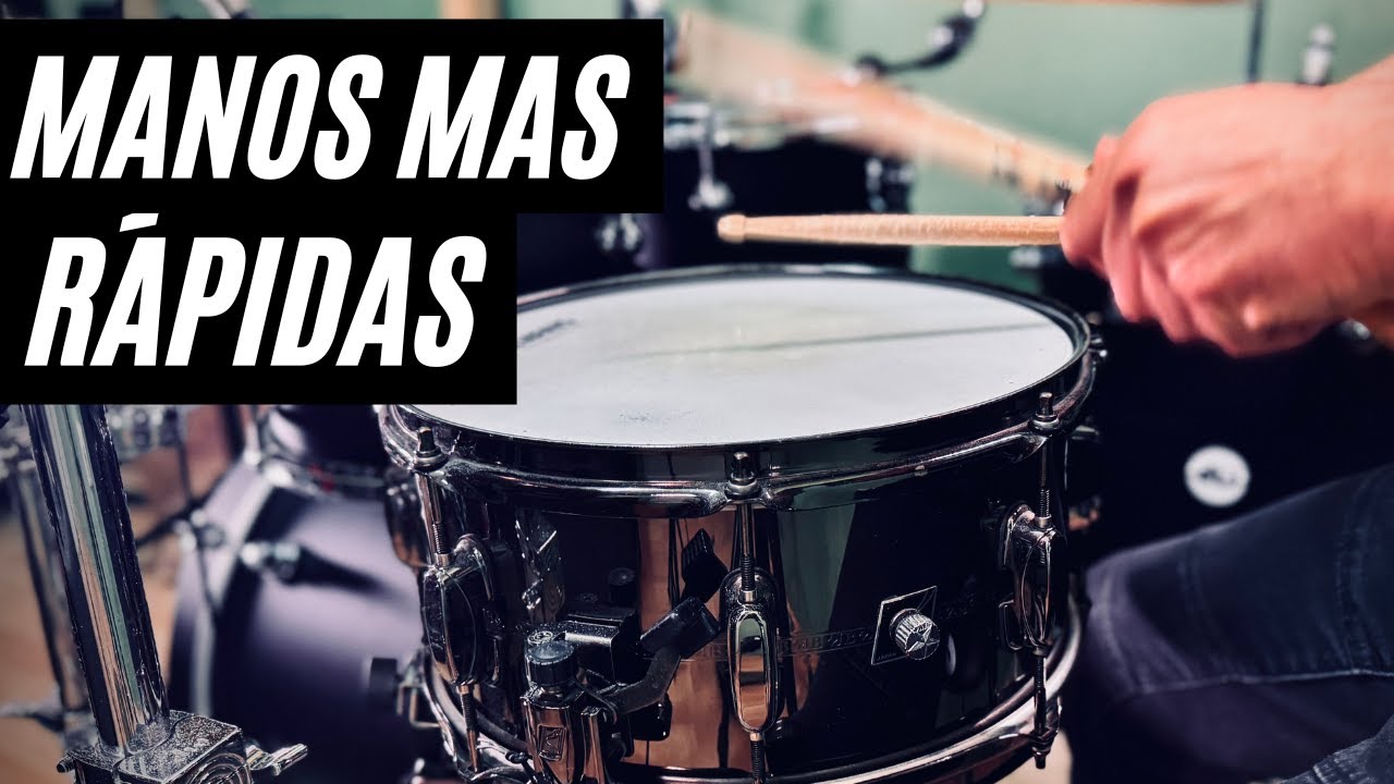 Domina la Velocidad en la Batería: Técnicas para Golpes Simples y Dobles + Ejercicios