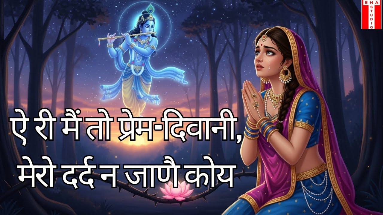मीरा बाई भजन | ऐ री मैं तो प्रेम-दिवानी (Krishna Bhajan) - A Soulful Devotional Song by TSHA STUDIO